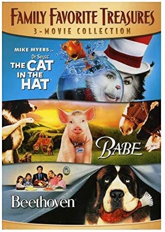 Family Favorite Treasures 3-Movie Collection (The Cat In The Hat / Babe / Beethoven) [Region 1]