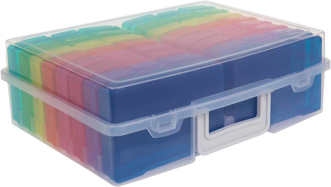 Hobby Lobby Rainbow Photo Storage Organizing Case