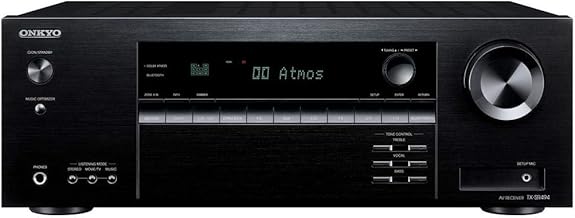 Onkyo TX-SR494 AV Receiver with 4K Ultra HD | Dolby Atmos | DTS: X | Hi-Res Audio (2019 Model)