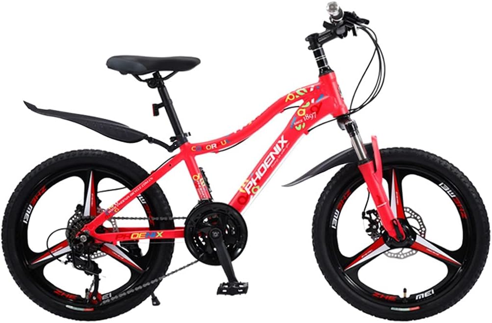 ZXQZ Children's Bicycles, Boys 20-inch Variable Speed Mountain Bikes, Aluminum Alloy One-wheel Racing, Birthday Gifts for Children (Color : Red)