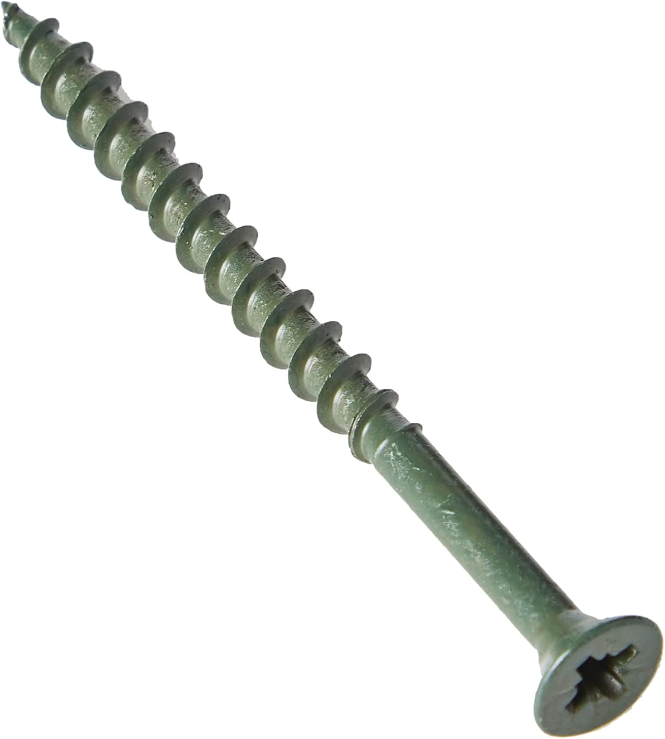 ForgeFix Countersunk Decking Screws | 4.5 x 60mm | Green | Box 200