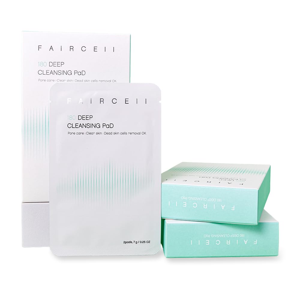 faircell Ultra Soft Cleansing Pads for Face Gentle Exfoliating Dual Texture Cotton Pads for Sensitive Skin with Vitamin C Lotus Extract Daily Makeup Remover Cotton Rounds