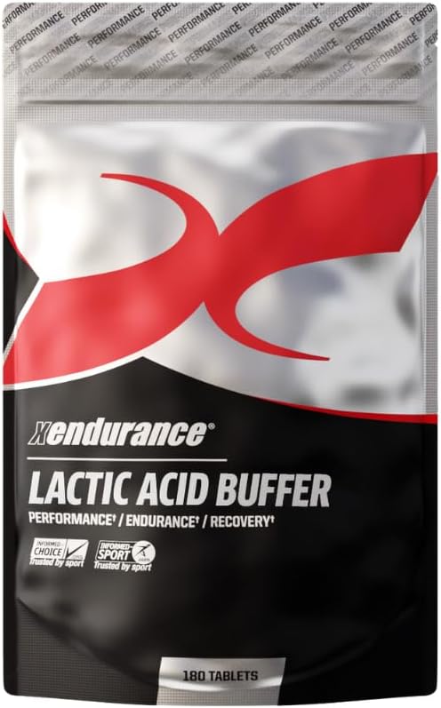 Xendurance Lactic Acid Buffer Tablets – Post Workout Training Recovery Supplement with Magnesium – Boost Gym & Sport Performance – Reduce Muscle Soreness – Unflavoured & Caffeine Free – 1 Month Supply