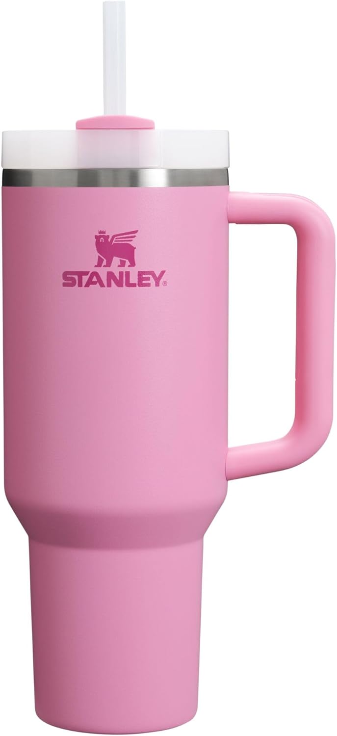 STANLEY Drinking_Cup Quencher H2.0 FlowState Tumbler, Cream, 1130 ml