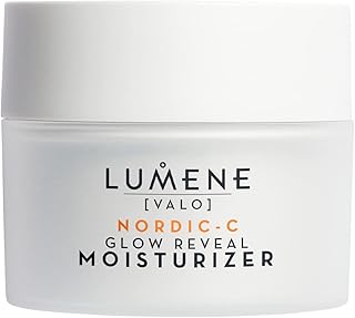 Lumene Nordic-C Glow Reveal Facial Moisturizer - Antioxidant-Rich Vitamin C Face Cream - Hydrating Hyaluronic Acid Moisturizer with Vitamin B3 + B5 to Promote Radiant & Youthful Skin (1.7oz)