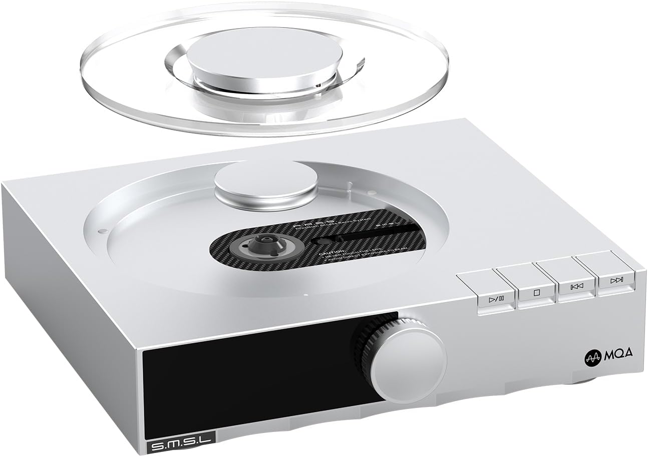 S.M.S.L PL200T MQA-CD Triple Power Digital Transport Reference, Anti-Vibration 32bit/768kHz DSD512 Clock IO 44.1kHz/10MHz CD Player MQA