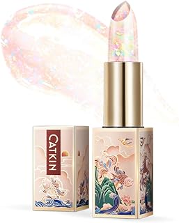 CATKIN Lip Balm Color Tinted Changing Lipstick Ultra Hydrating Lip Moistrurizer Chapstick with Vitamin E Nourishing For Cracked & Dry Lips 0.12 oz C04 RAINBOW