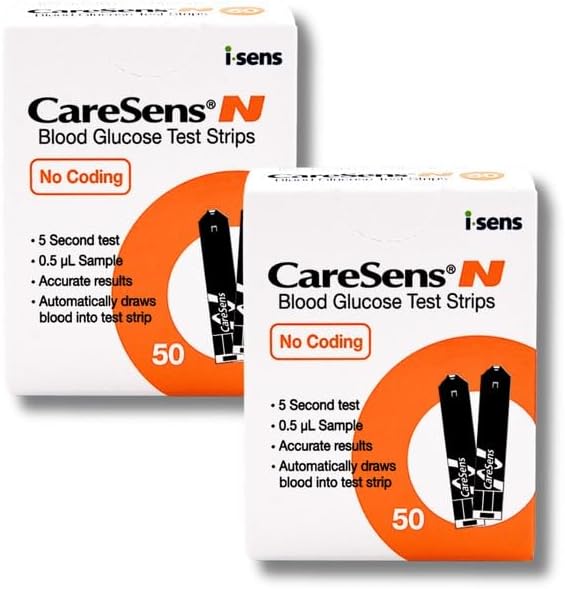 CareSens N Blood Glucose 100 test strips pack