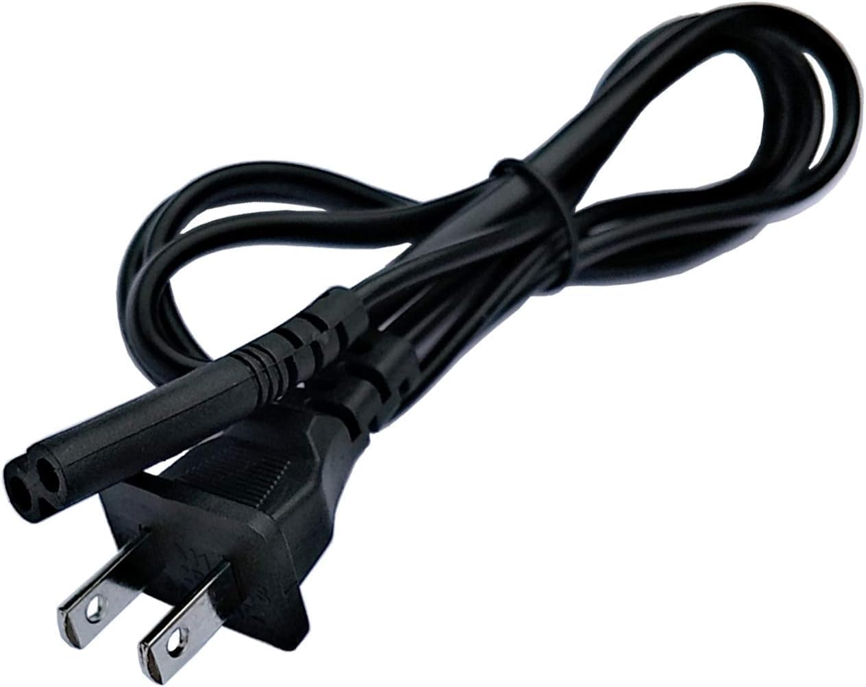 AC Power Cord Plug Lead Charger Compatible with WISCENT WTB-797 WTB797 Nostalgic Bluetooth Stereo System for Home Charging Cable Power Supply 110-240V