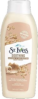St. Ives Oatmeal and Shea Butter Moisturizing Body Wash 13.50 oz (Pack of 3)