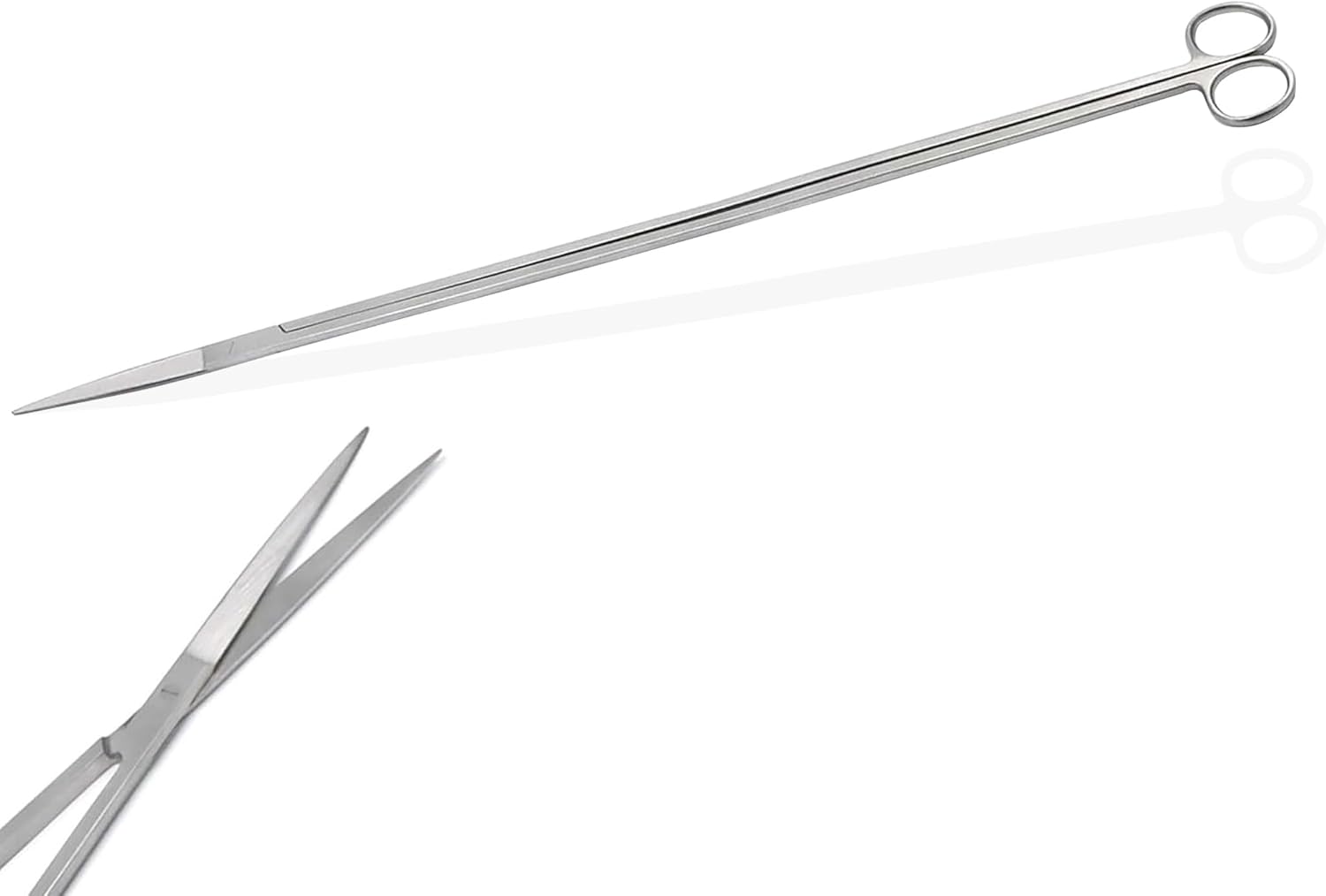 Fish Aquarium Cleaner Kelly Scissors Straight 18" Extra Long Handle Sharp/sharp Stainless Steel Instruments