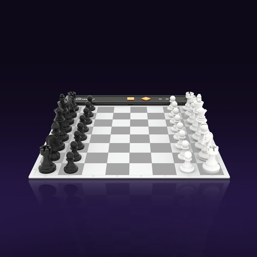 Go Ultimate Portable Travel Electronic Chessboard with Full Piece Recognition and Strong Magnetic Adhesion - Perfect Desk or Travel Size（Orange）