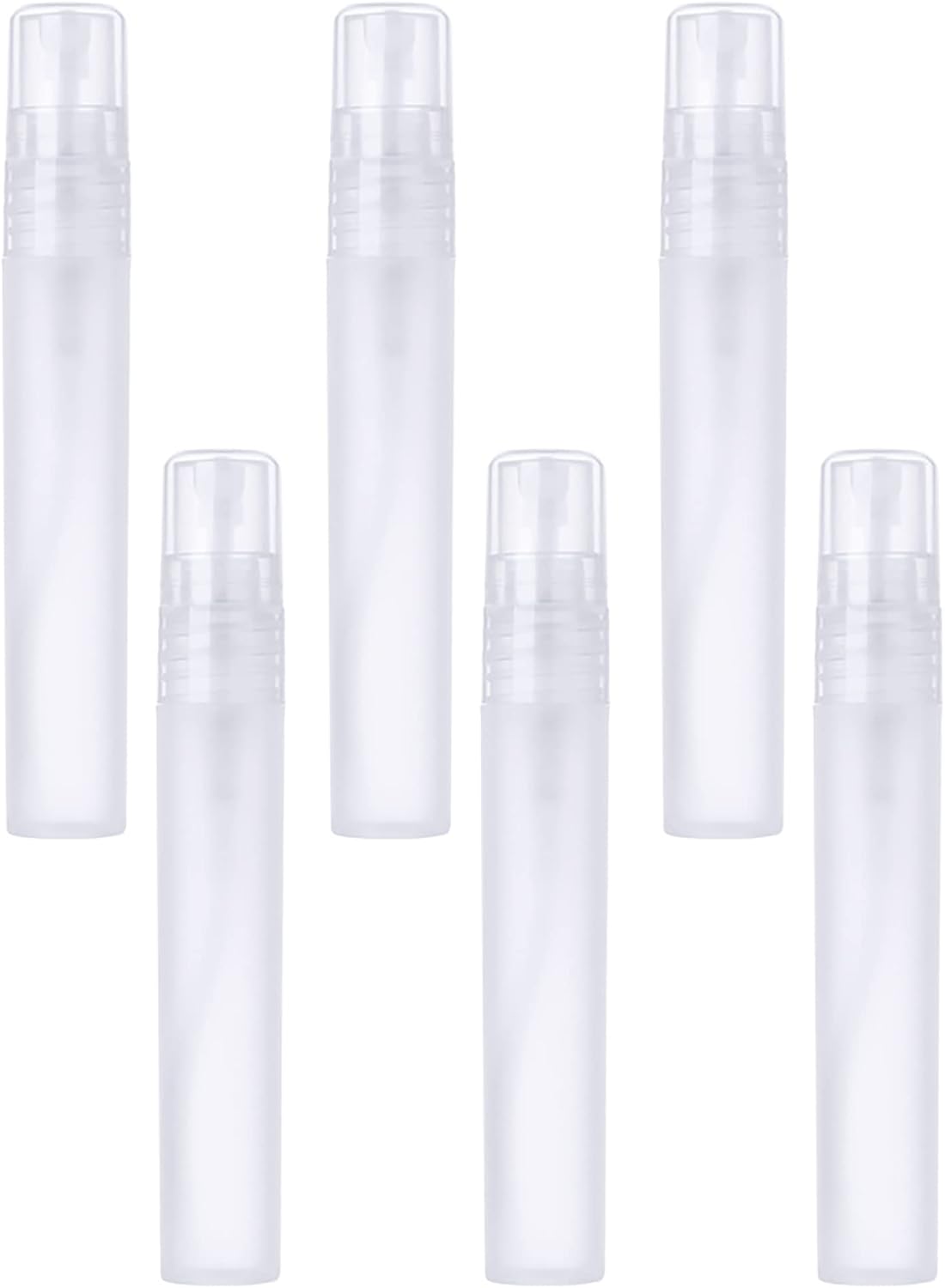 IRYNA Small Spray Bottle 6Pcs 10ml Mini Spray Bottle Portable Perfume Bottle Refillable Spray Empty Fine Mist Travel Bottles Set for Personal Beauty Care Cosmetic Makeup