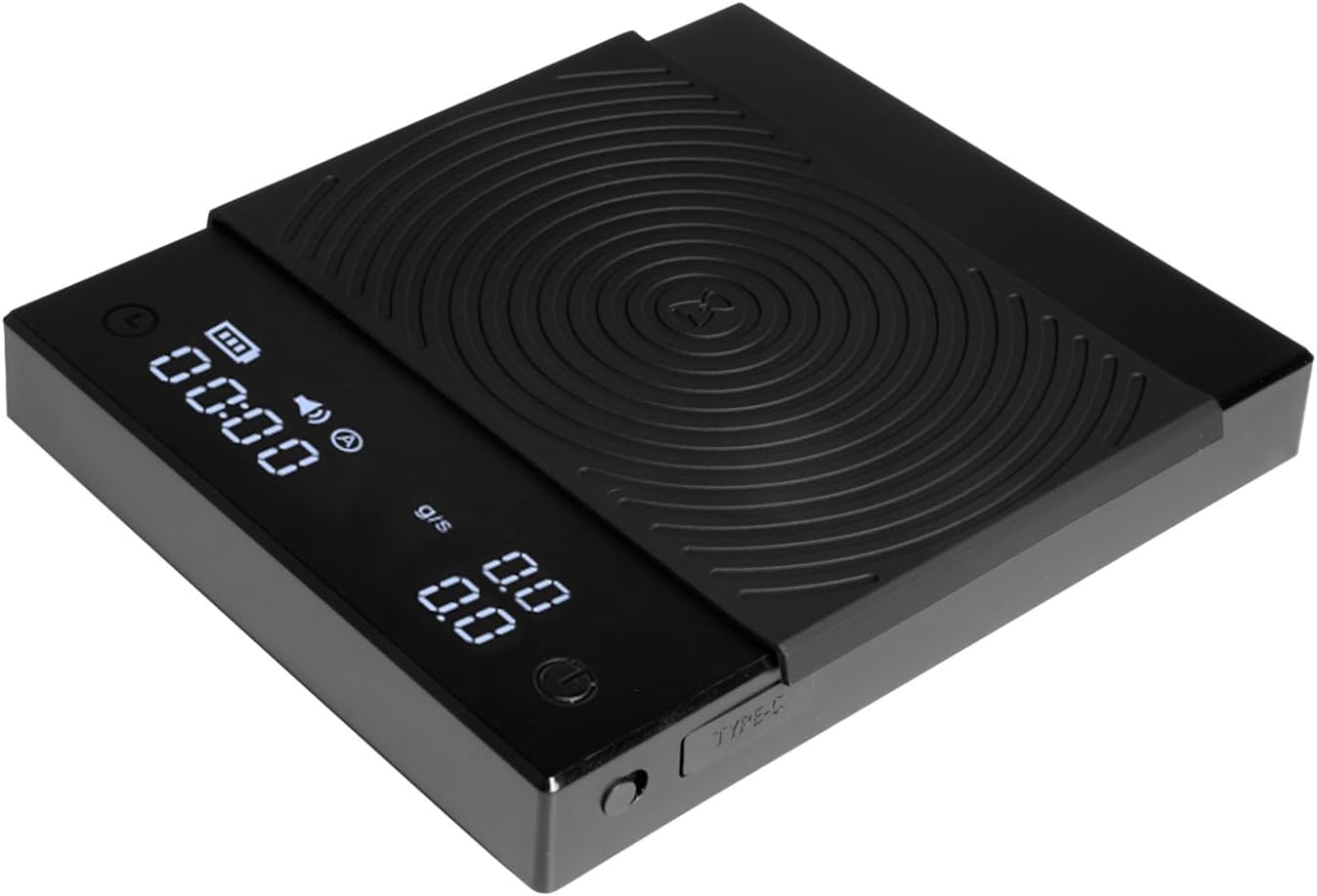 TIMEMORE Coffee Scale Basic 2.0 Electronic Espresso Scale with Water Flow Rate and Timer Function, Digital Scale for Kitchen/Baking/Cooking, Black