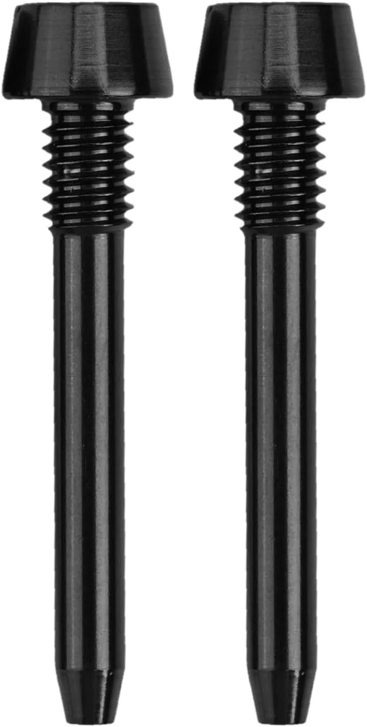 disc brake pad hex screws,Bike Brake Pad, Retaining Pin Alloy Disc Caliper Bolt Set, Compatible with Bicycle Component Replacement Parts()(BLACK)