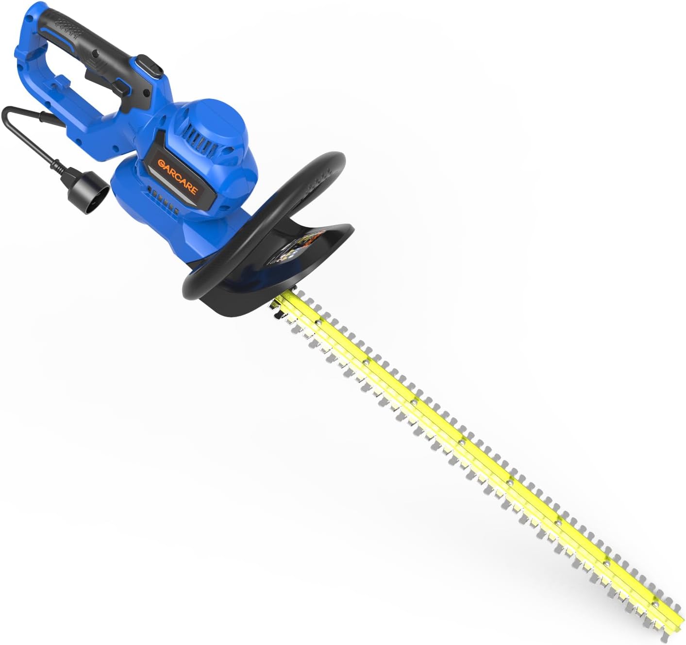 GARCARE Electric Hedge Trimmer Corded-Powerful 4.5Amp Hedge Shears with 24-Inch Dual Action Blades Rotary Handle Bush Trimmer for Hedges Branches and Shrubs