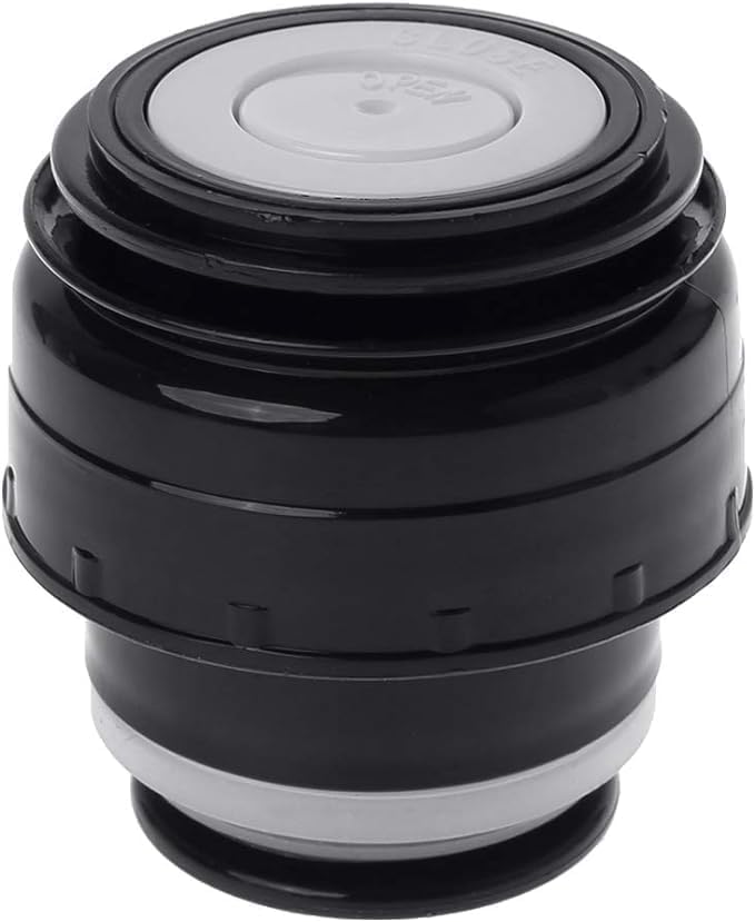 Black Portable Cover Vacuum Flasks Lid, Stainless Accessories Mug Outlet Vacuum Flask Lid, Universal Travel Mug Insulated Beverage Containers Accessories (4.5cm)