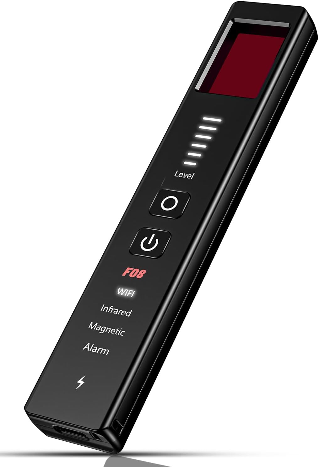 Hidden Camera Detectors 6-in-1 – Anti-Theft Alarm & SOS Emergency Alert, GPS Tracker Detector, Bug Sweeper Detector, Spy Camera Finder for Travel, Hotel, Airbnb, Home, Office (Large)