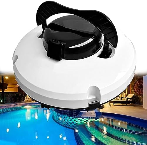 Automatic Pool Cleaning Robot - In-Ground and Above Ground Cleaner with 3 Cleaning Modes for Floors, Walls, and Waterlines