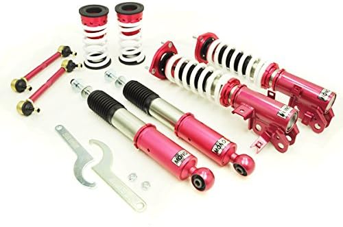 Godspeed MSS0290-B MonoSS Coilover Lowering Kit, Fully Adjustable, Ride Height, Spring Tension And 16 Click Damping, compatible with Honda Civic (FG/FB) LX/EX/Hybrid 2012-15