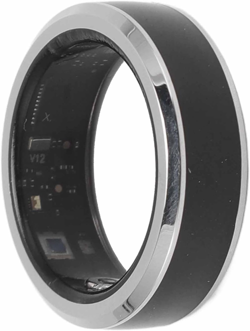 Smart Ring Health, 5ATM Sleep Monitoring Step Counting Bluetooth Fitness Smart Ring with APP, Magic Wearable Device Universal Ring for Men and Women (8#)