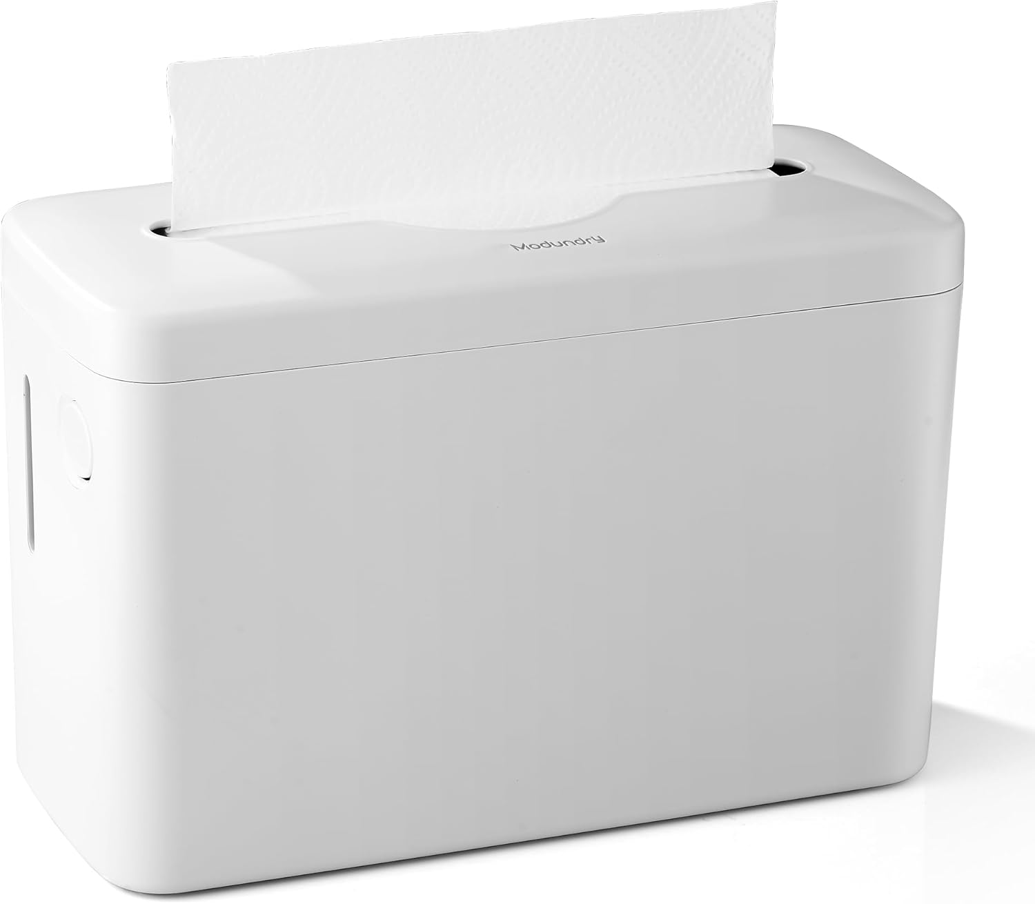Modundry Paper Towel Dispenser, Countertop Multifold Hand Paper Towel Dispenser, Commercial Hand Towel Dispenser for Kitchen Bathroom Hotel Resturant, White