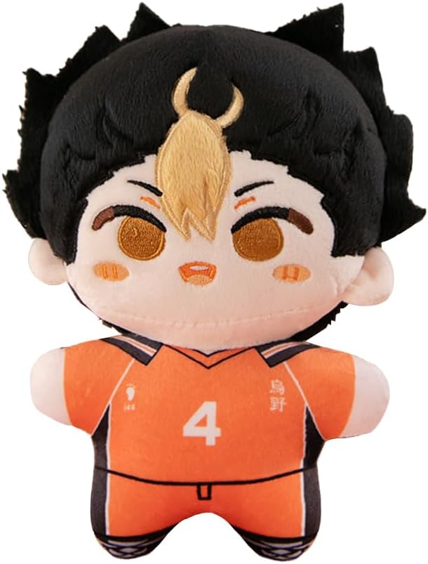 Zhongkaihua Anime Haikyuu Plush Nishinoya Yu Figure Soft Stuffed Haikyuu Pillow Sofa Bedroom Home Decorations Collectibles Gifts 20CM
