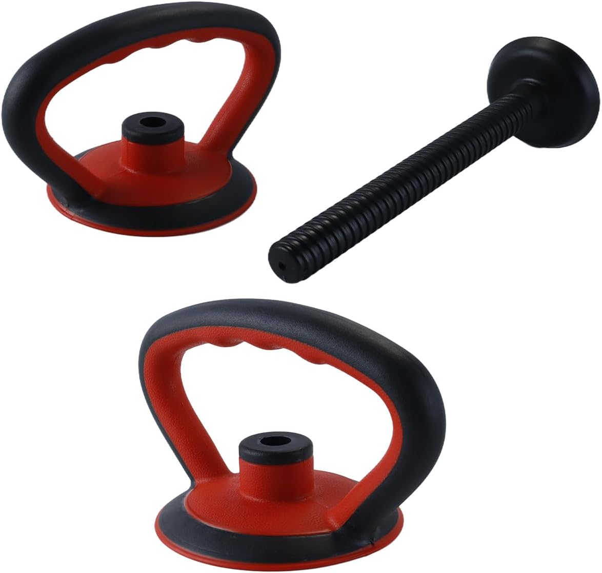 Ausi 1 Set Kettlebell Handle Gear Non-Slip Weight Grip, Portable Kettle Bell Grip Attachment for Dumbbells, Weightlifting, Home and Travel