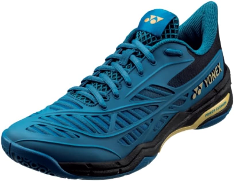 YONEX Power Cushion Cascade Drive Badminton Court Shoe (Teal Blue/Gold) (5)