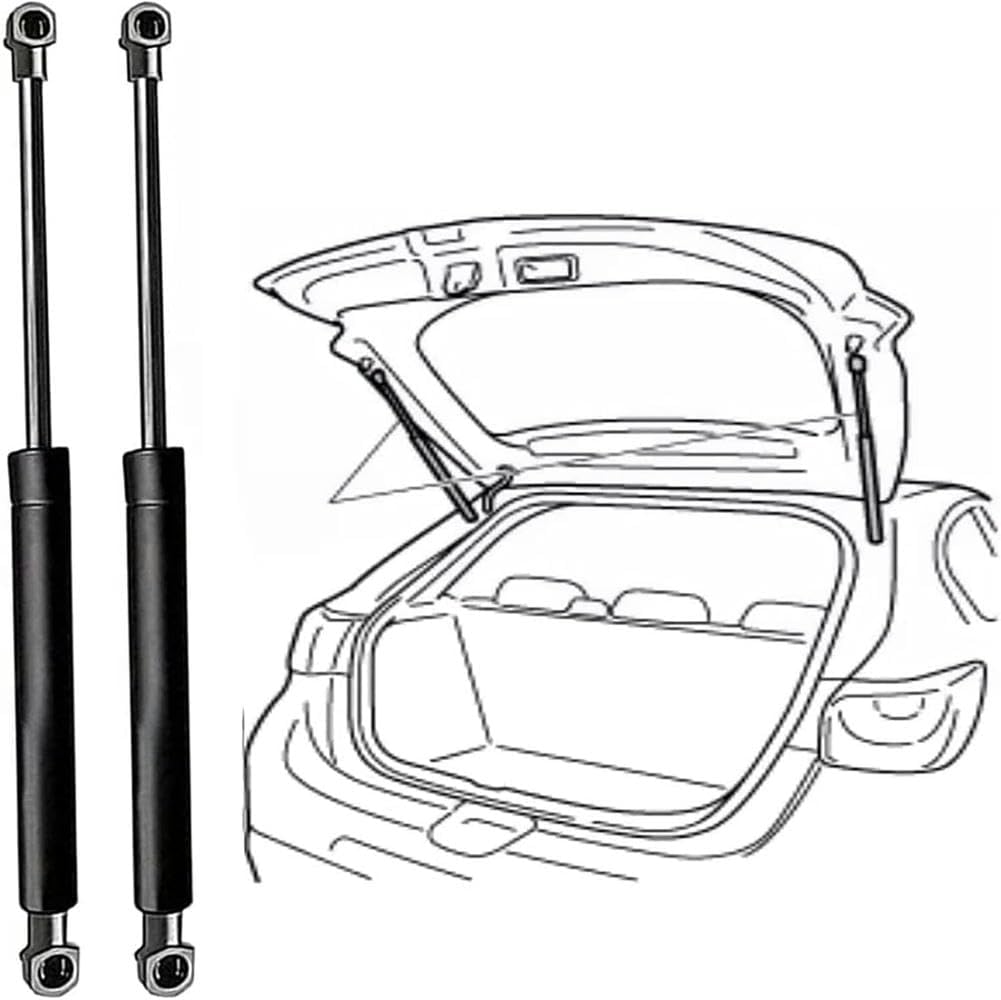 Solacehaven 2 pieces,car rear tailgate trunk support rods for Toyota for Highlander (U4) 2008-2013(OEM:6895049257)-50.5cm Shock-absorbing gas spring support rods