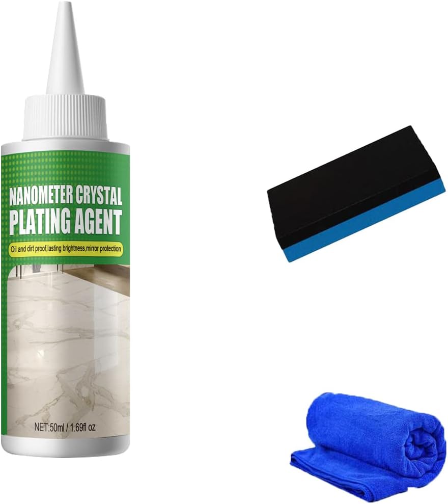 Nano Crystal Coating Agent for Tile & Furniture, Stone Nano Crystal-Plating Agent, Marble Nano Crystal-Plating Agent for Kitchen (1 PCS,50 ML)