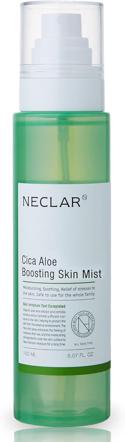 Korean Hydrating Toner Spray for Face - pH Balanced Face Toner for Women - Aloe Vera and Centella Asiatica - Facial Mist for Acne Prone Skin - Moisturizing Skincare for Redness, Dryness