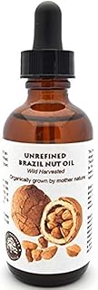 Best Nature's Cosmetics Virgin Organic Brazil Nut Oil Moisturizer for Skin and Hair, 1 Fl Oz