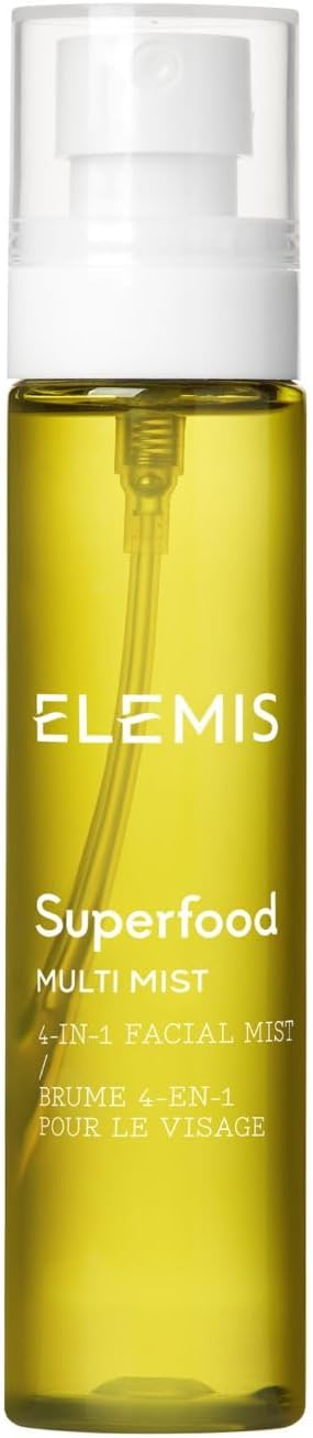 ELEMIS Superfood Multi Mist, 4-In-1 Face Mist to Nourish, Hydrate and Prime, Facial Essence with Anti-Oxidant Rich Superfoods, Hydrating Face Spray to Soothe and Refresh for Radiant Skin, 100ml