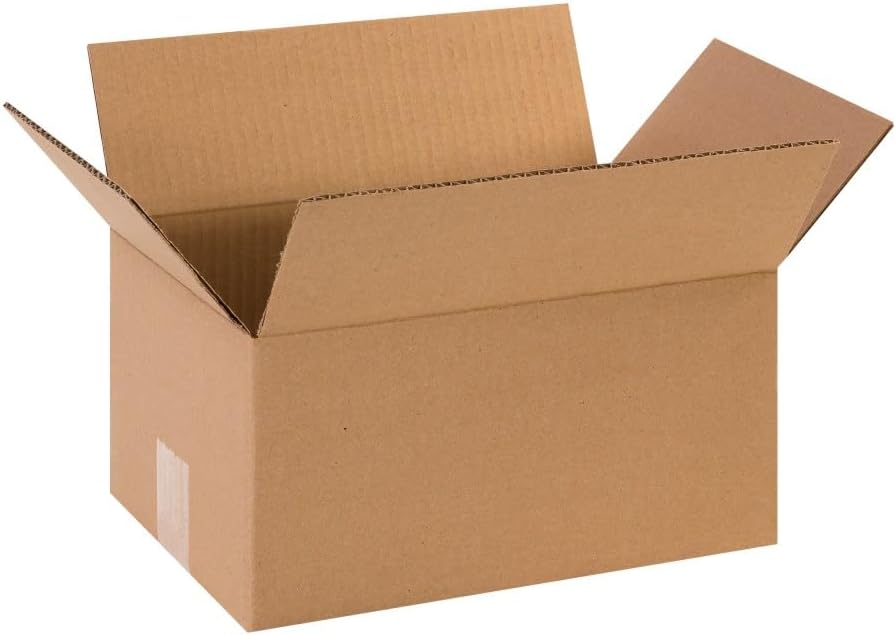 AVIDITI 12 x 8 x 6 Corrugated Cardboard Boxes, Small 12"L x 8"W x 6"H, Pack of 25 | Shipping, Packaging, Moving, Storage Box for Home or Business, Strong Wholesale Bulk Boxes