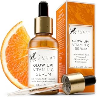 Vitamin C Face Serum - Dark Spot Serum, Vit C Serum with Hyaluronic Acid, Ferulic Acid, & Vit E - Anti Aging and Skin Brightening Serum, Pure Vitamin C Serum Skin Care 30 ml
