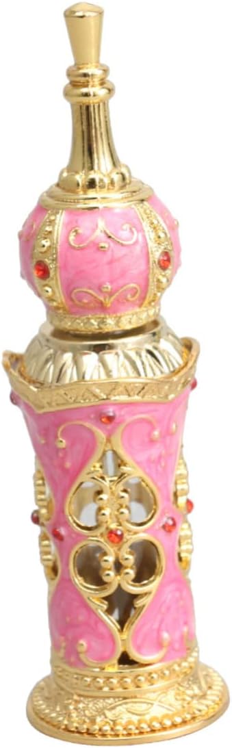 FRCOLOR Perfume Bottle 12ml Women's Essential Oil Bottle Middle Eastern Style Fashionable and Compact for Travel