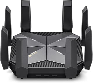 TP-Link AXE16000 Quad-Band WiFi 6E Router (Archer AXE300) - Dual 10Gb Ports Wireless Internet Router, Gaming Router, Supports VPN Client, 2.5G WAN/LAN Port, 4 x Gigabit LAN Ports