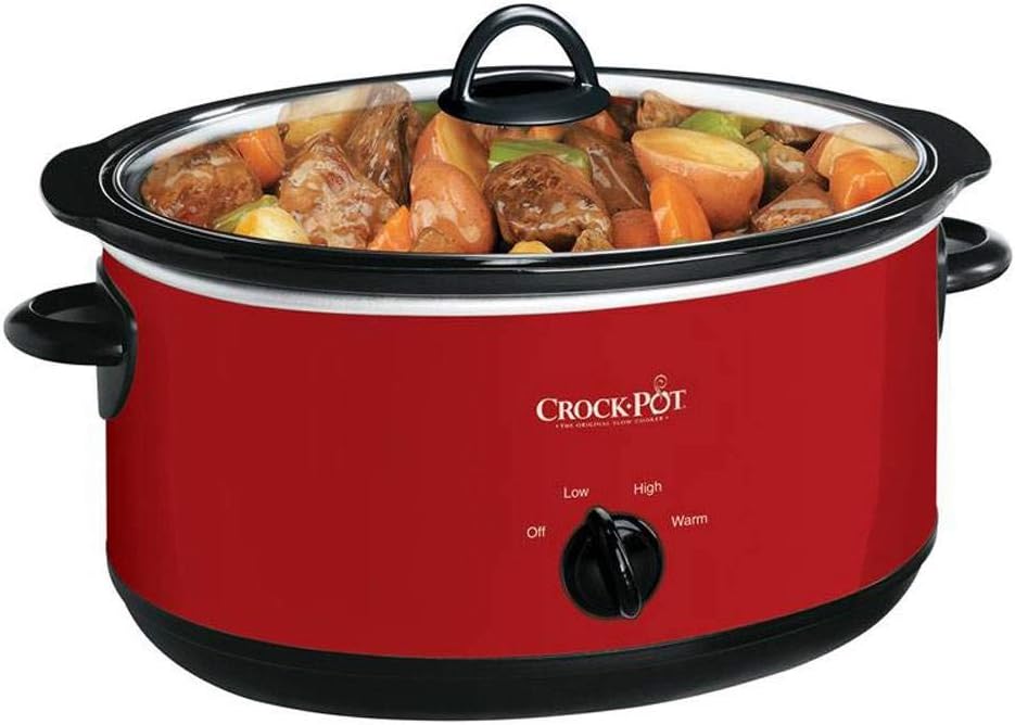 Crock-pot Express Crock Slow Cooker, 8 quart, Red