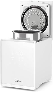 Stainless Steel Humidifier, 3L Warm Mist Humidifier, Easy Clean with Warm Steam Humidifier, Healthy Air Mist Humidifiers for Bedroom Living Room, with Sleep Mode and Auto-off Setting