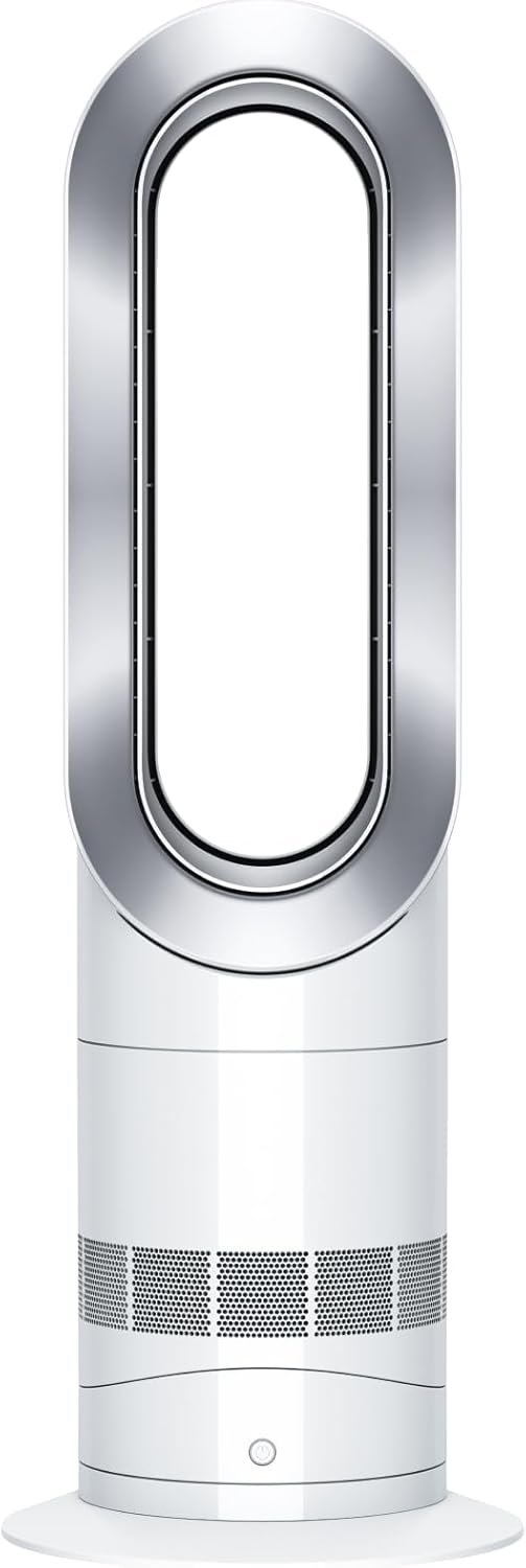 Dyson Hot+Cool Jet Focus AM09 powerful cooling fan and room heater (White/Silver)