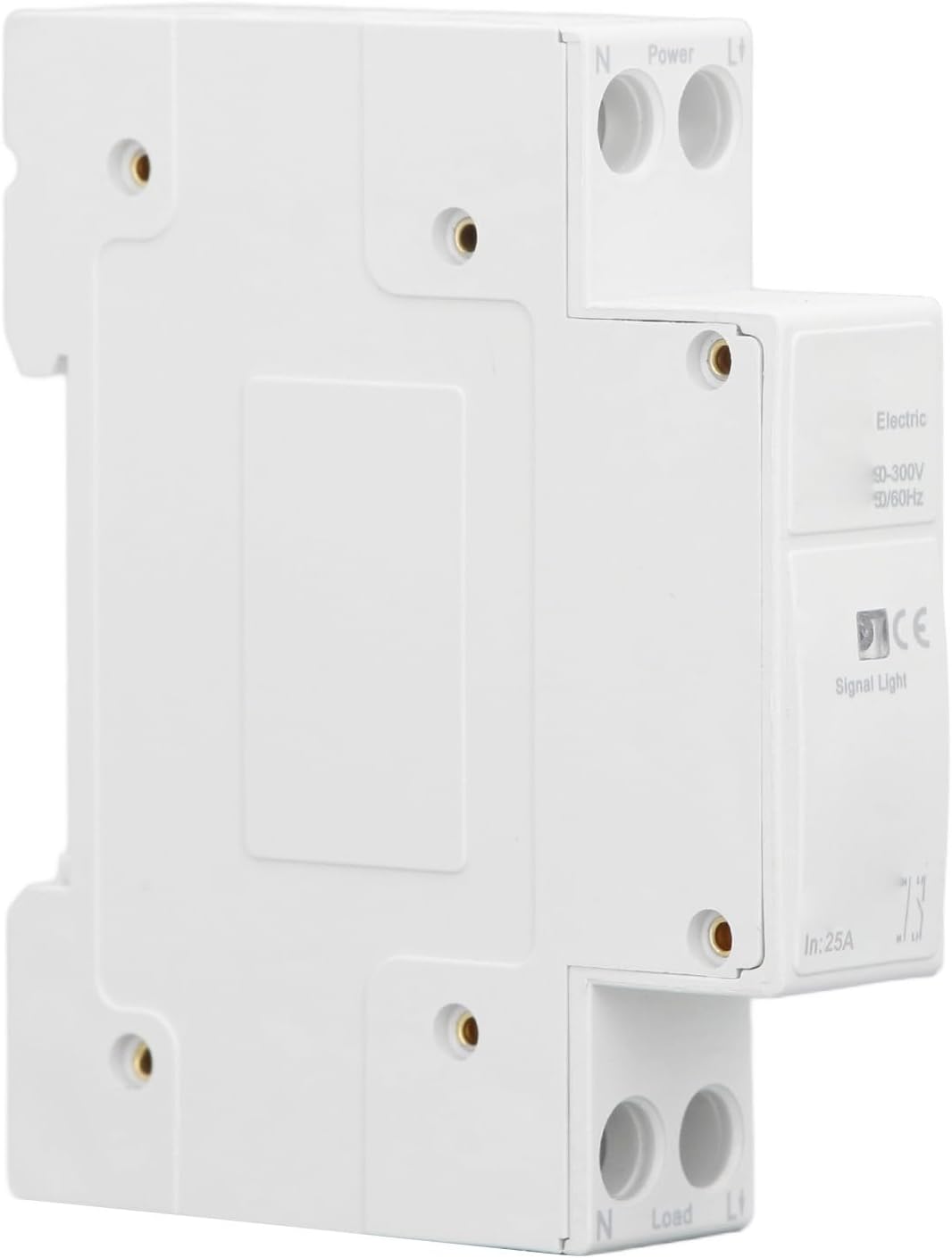 Naroote Smart Circuit Breaker, WiFi Smart Circuit Breaker Switch Modular Terminal 2P Countdown Function AC90-300V High Accuracy for Household Appliances (25A)