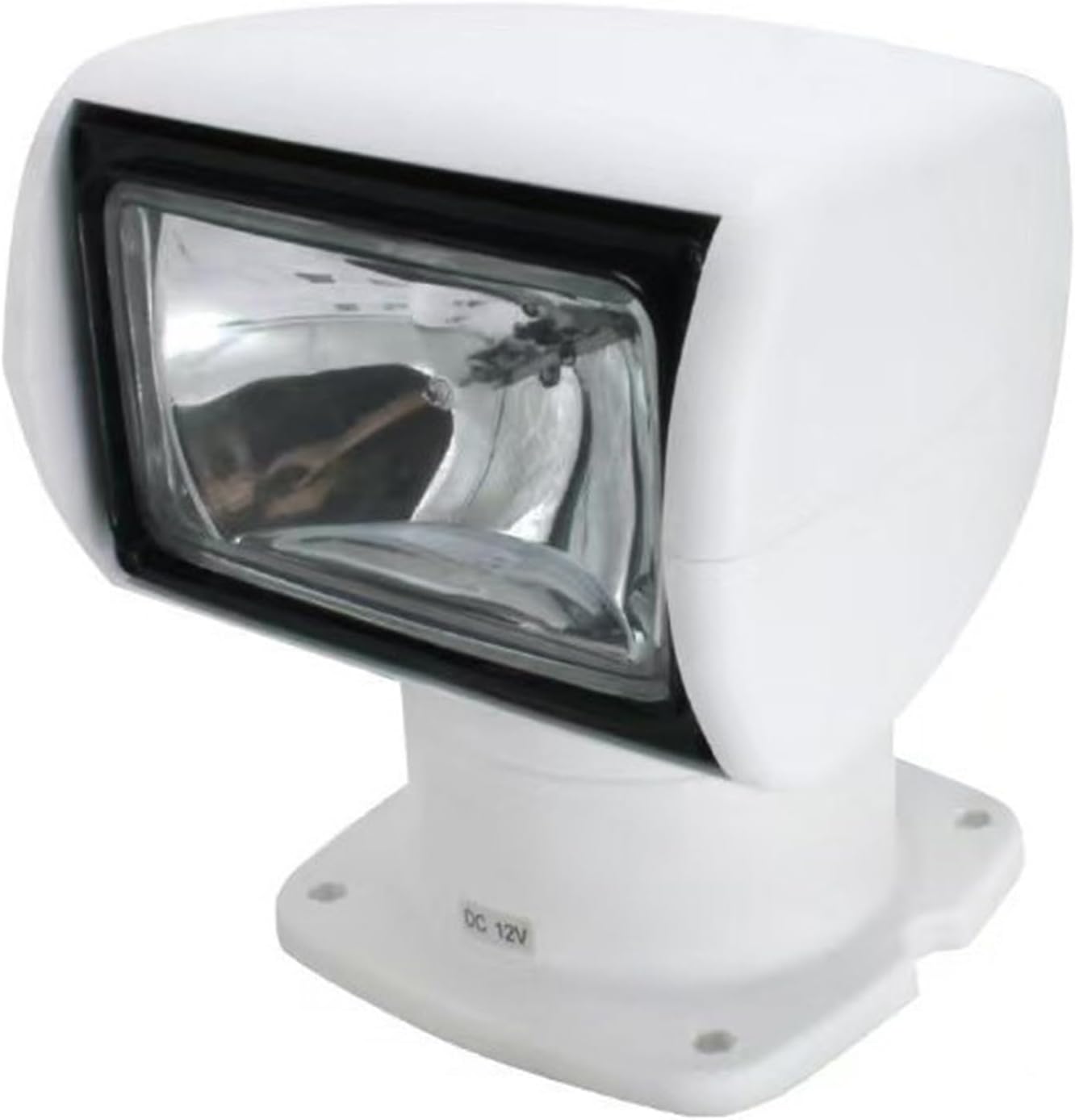 Boat Spotlight ，12V 100W 2500LM 360° Rotate Remote Control Marine Portable Halogen Search Light IP67 Waterproof Navigation Light