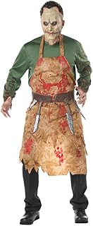 Joyshop Mens Halloween Bloody Butcher Costumes Zombie Suits