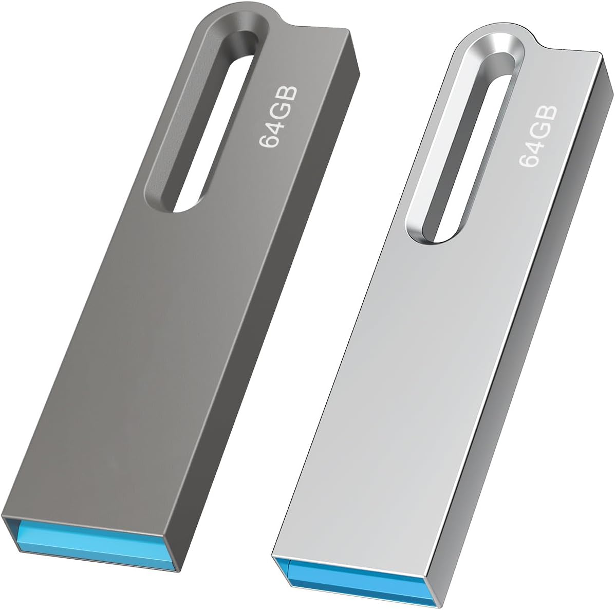 JOIOT USB Stick 64GB 2 Pack USB Flash Drive USB 3.0 Thumb Drive Memory Flash Disk USB Drive Data Storage Jump Drive,Black(64G 2-Pack)