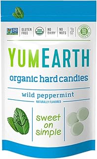 YumEarth Organic Wild Peppermint Hard Candy, 3.3 Ounce (Pack of 6)