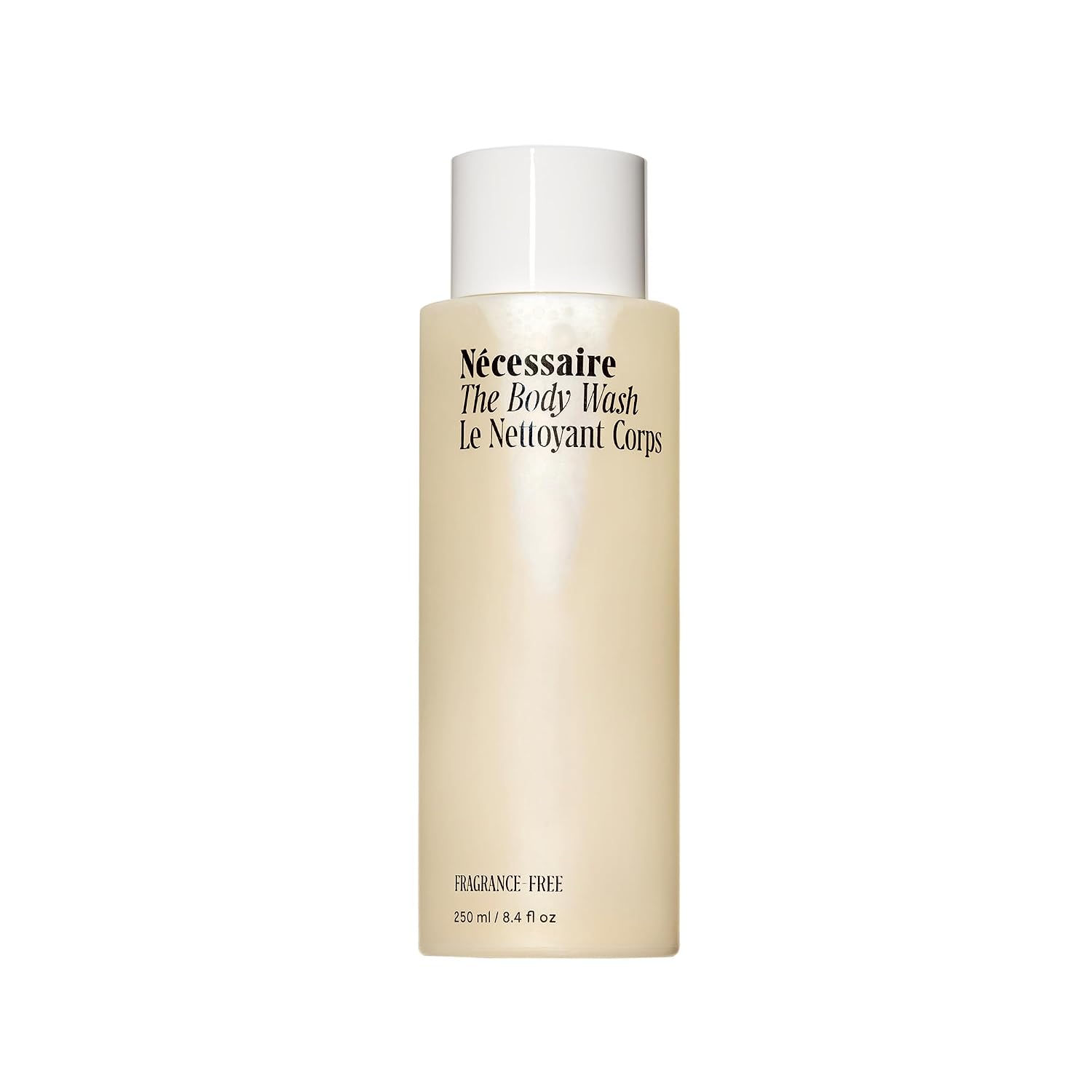Nécessaire The Body Wash Fragrance-Free - Multi-Oil Shower Gel Body Wash for Women + Men. Non-Comedogenic + Hypoallergenic for Sensitive Skin with Niacinamide.. 250 ml / 8.4 fl oz