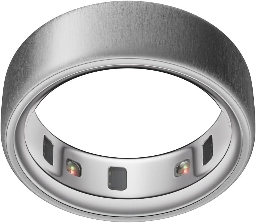 Oura Ring 4 - Brushed Silver - Size 10 - Size Before You Buy