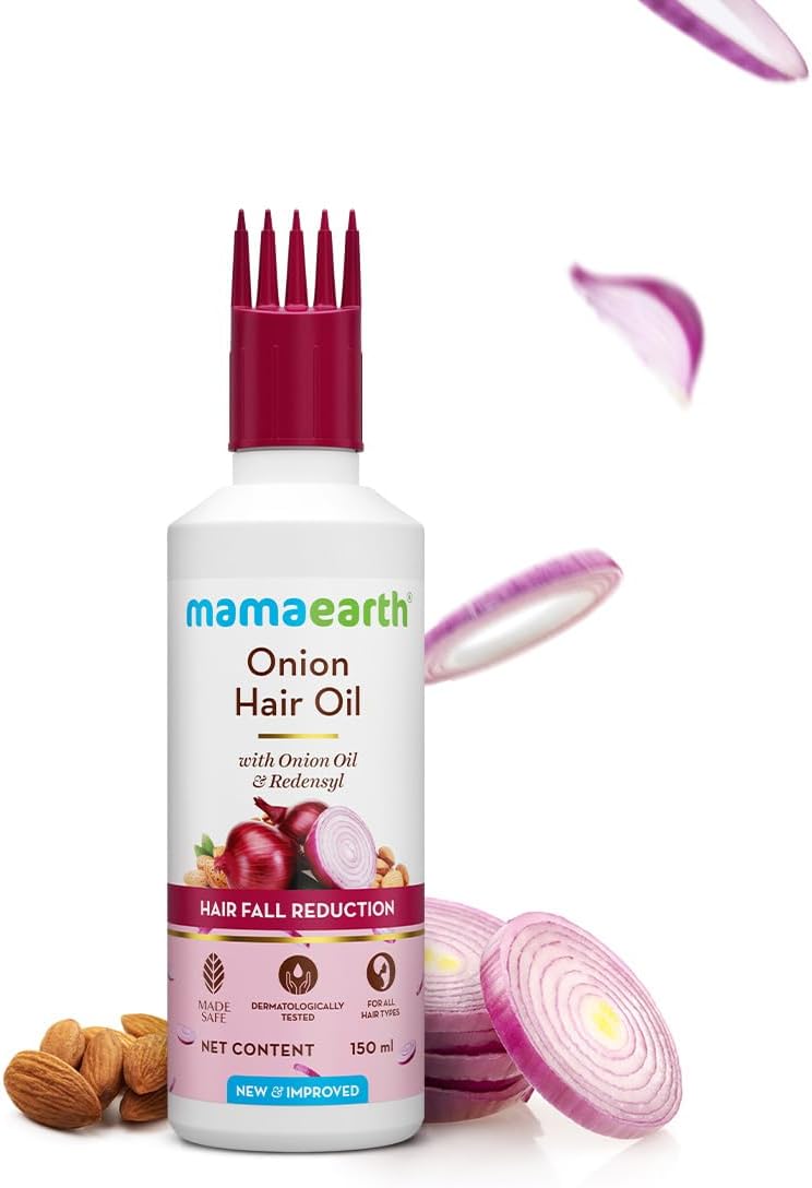 Mamaearth Onion Hair Oil with Onion Oil & Redensyl 150ml