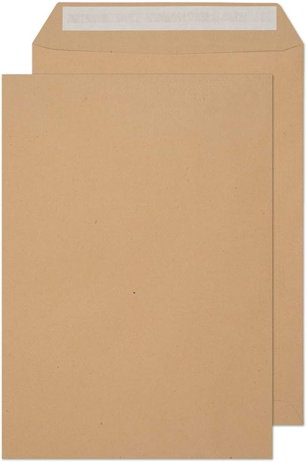 Blake Purely Everyday C4 324 x 229 mm 115 gsm Pocket Peel and Seal Envelopes (4522) Manilla - Pack of 250